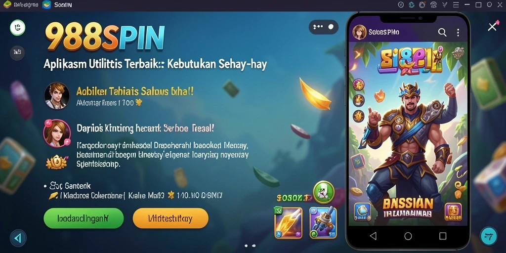 Tampilan aplikasi utilitas 988SPIN dengan fitur lengkap.