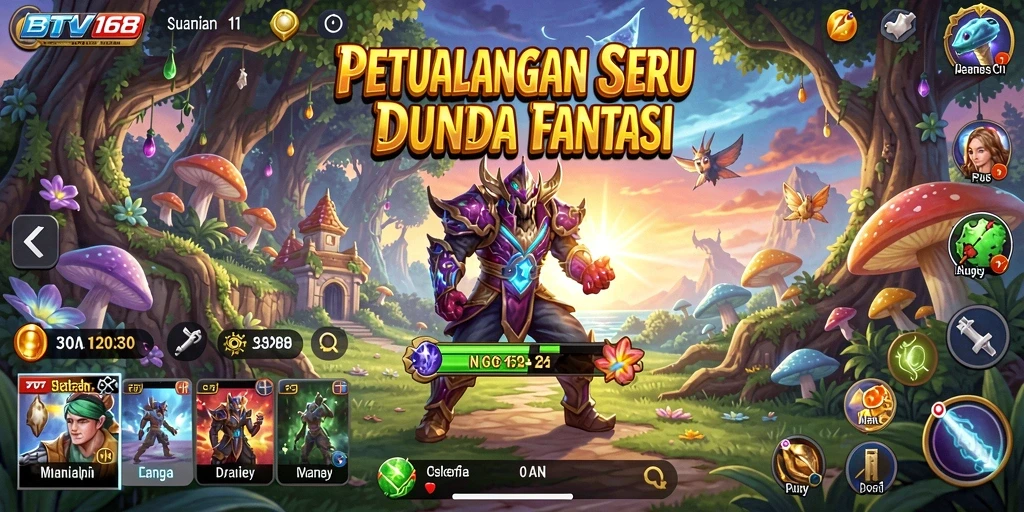 Tampilkan gameplay BTV168 yang menarik dengan aksi petualangan seru.