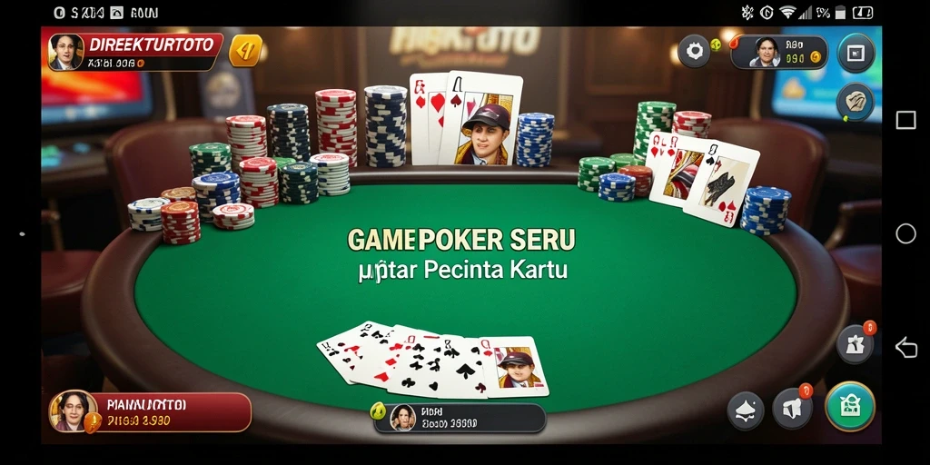 Gameplay Poker yang menarik dan penuh strategi.