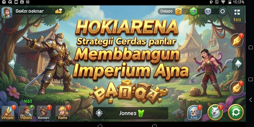 Tampilan gameplay epik di HOKIARENA dengan strategi intens.