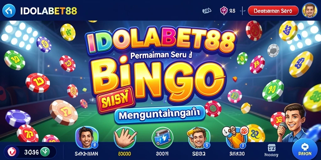 Screenshot gameplay IDOLABET88 dengan suasana permainan Bingo yang seru.