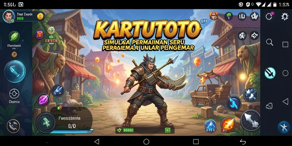 Tampilan gameplay KARTUTOTO yang menarik dan realistis.