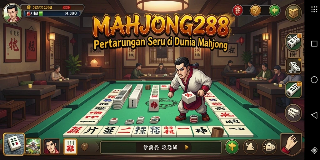 Tampilan seru dari pertarungan di MAHJONG288 dengan berbagai karakter.
