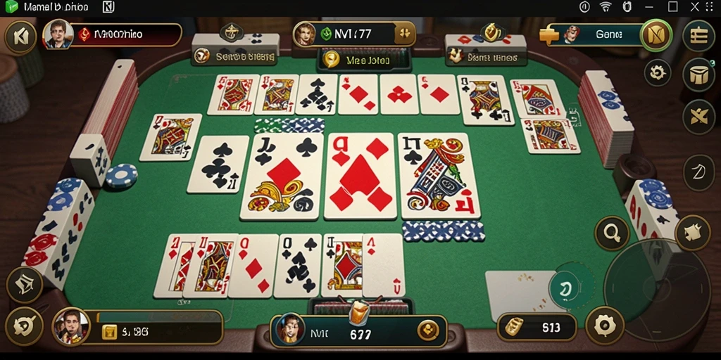 Tampilan gameplay dominoku yang seru dan menantang.