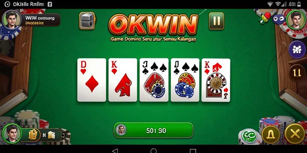 Tampilan gameplay OKWIN yang menarik dan seru.