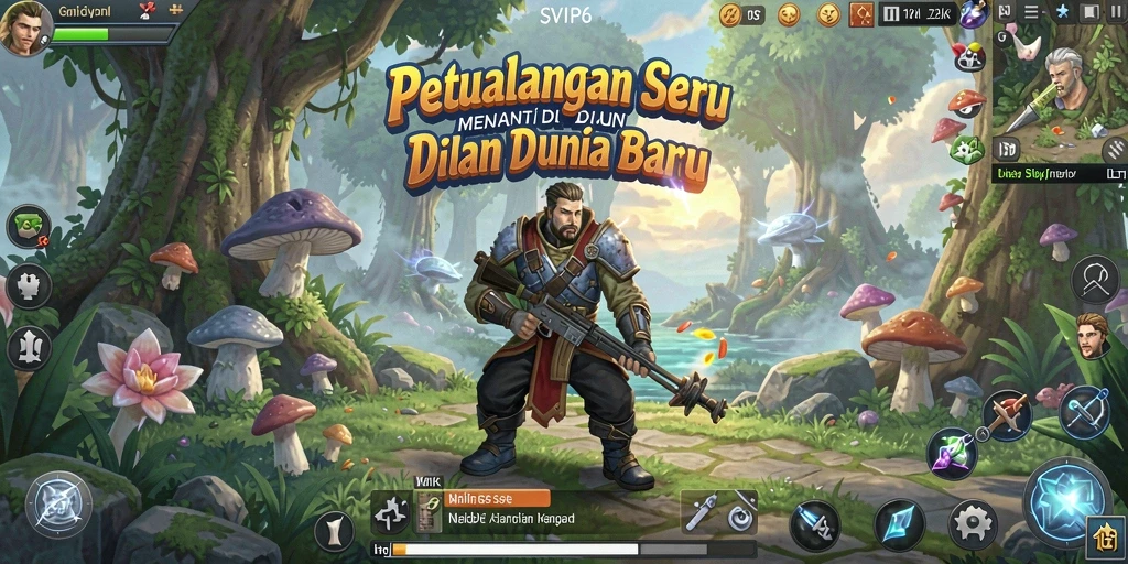 Gameplay seru SVIP6 dengan aksi petualangan menarik.