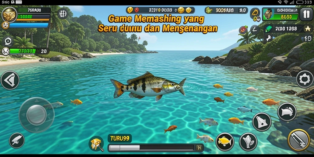Tangkapan ikan yang luar biasa dalam gameplay TURU99.